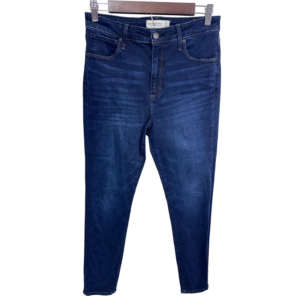 Abercrombie & Fitch 28/6S Dark Wash Super‎ Skinny High Rise Jeans Women's